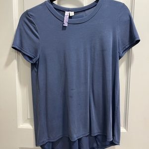 Flowy Blue Boutique Top (Size XS)